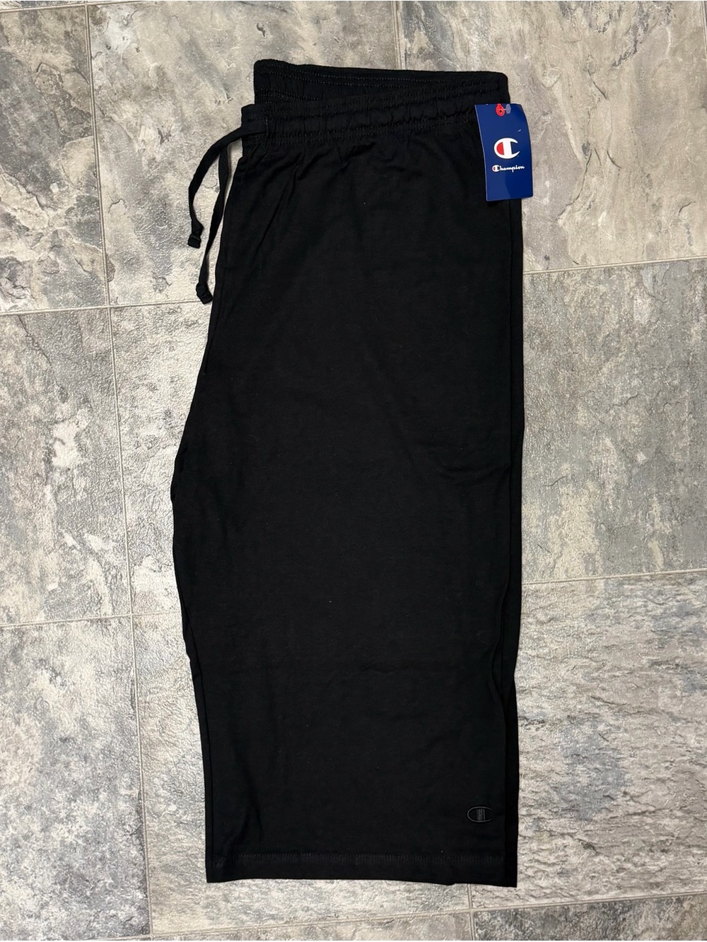 Champion Black Capri Jogger Pants with Drawstring